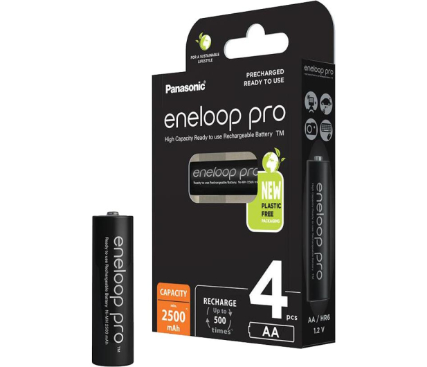 PANASONIC ENELOOP PRO AA 2500mAh 4 szt BK-3HCDE/4CP - 1068287 - zdjęcie 2